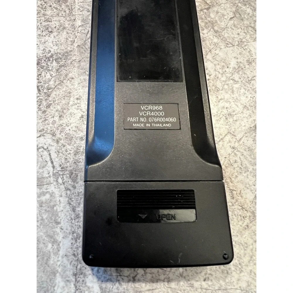 Emerson VCR968 VCR4000 OEM VCR Remote Control 076R004060 Genuine